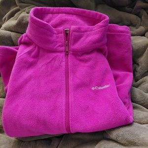 Columbia Full Zip Fleece - Fuchsia
